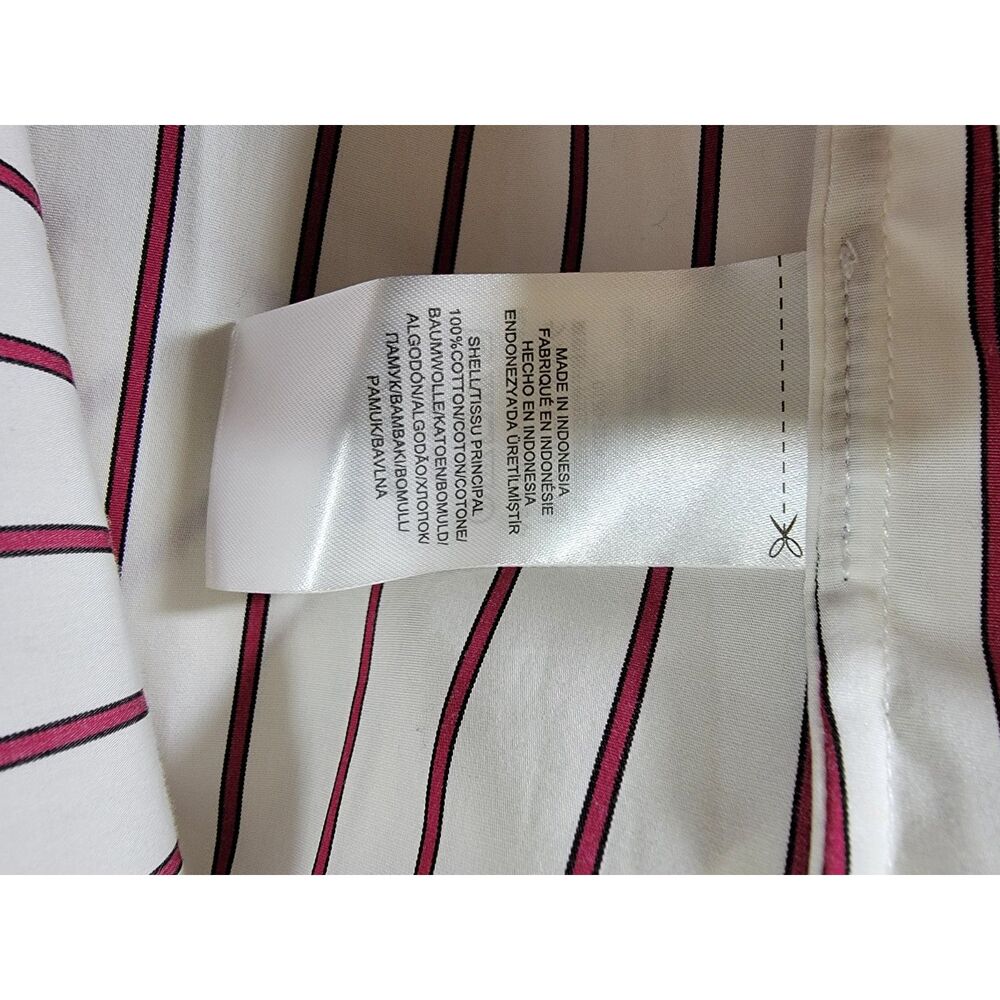 Lauren Ralph Lauren Men's Red & White Extra Long Striped Shirt - XL - Picture 7 of 9